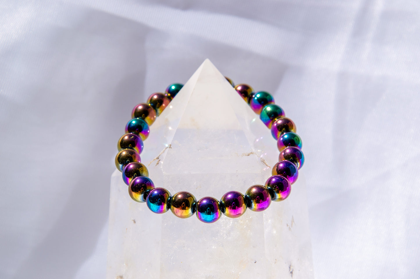 Rainbow Hematite bracelet
