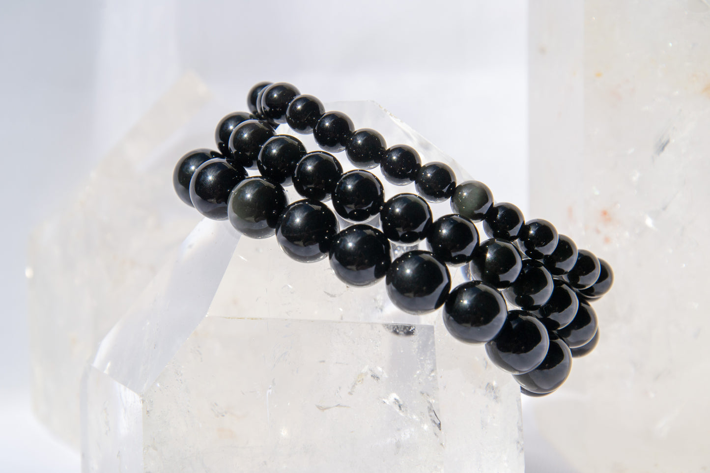 Obsidian bracelet
