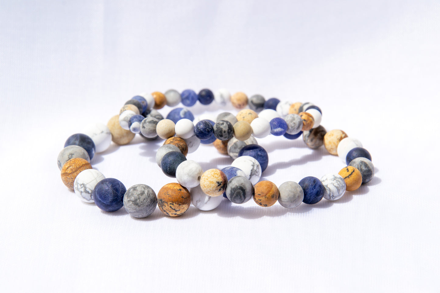 Planet Traveler (Matte Jasper Mix) bracelet