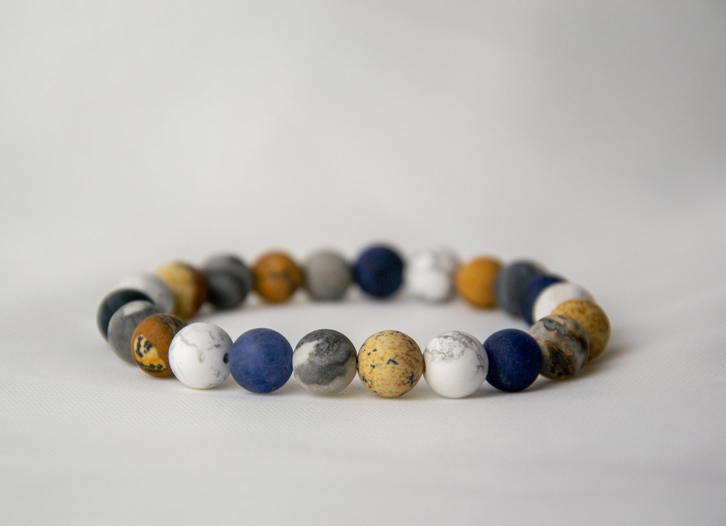 Planet Traveler (Matte Jasper Mix) bracelet