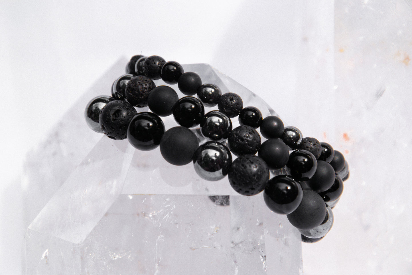 Guardian Bracelet - Soteria (Lava, Onyx, Hematite)