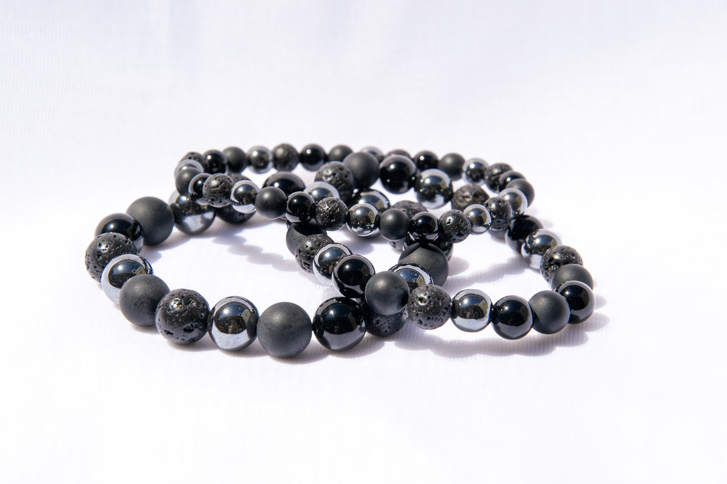 Guardian Bracelet - Soteria (Lava, Onyx, Hematite)