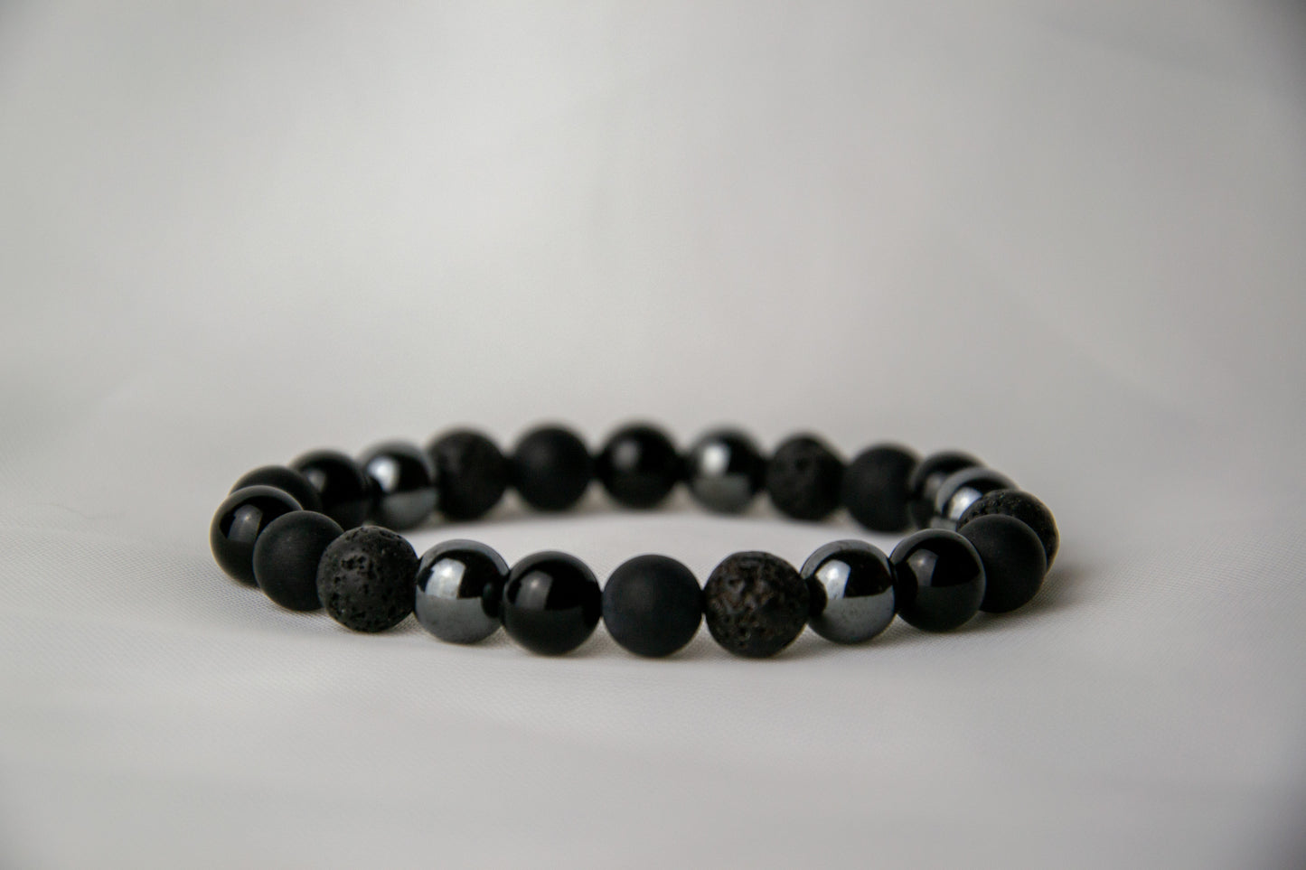 Guardian Bracelet - Soteria (Lava, Onyx, Hematite)