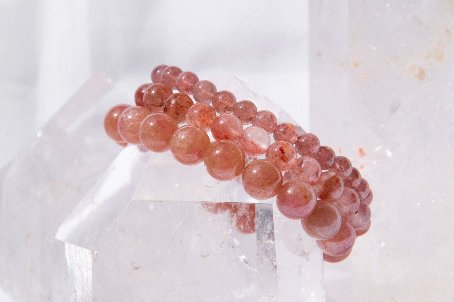 Strawberry Quartz bracelet