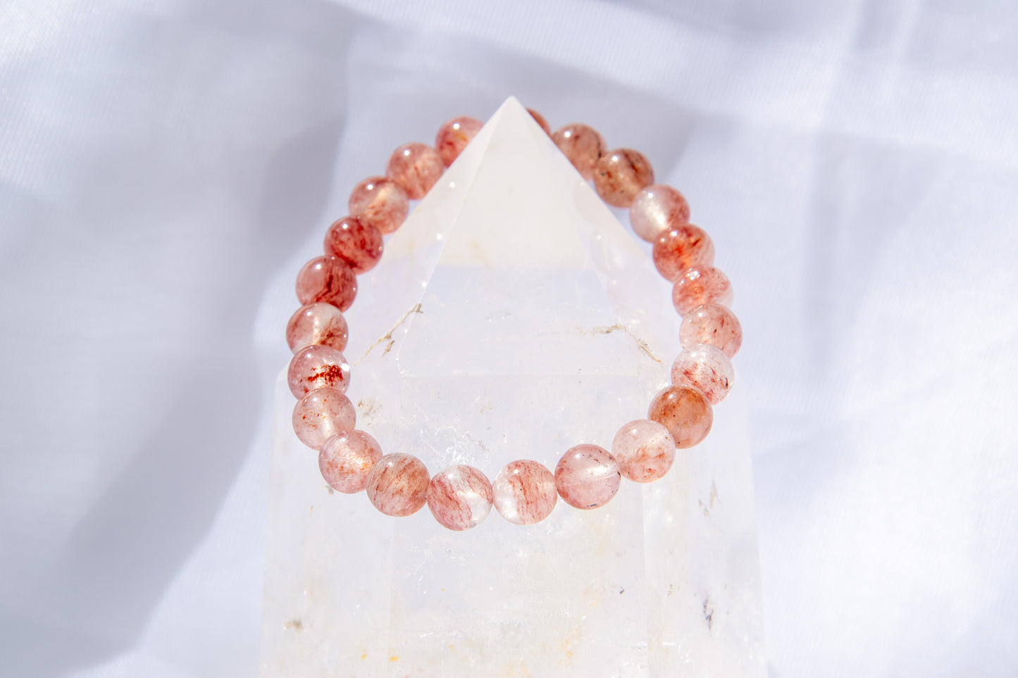 Strawberry Quartz bracelet