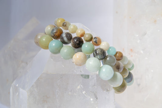 Amazonite (Multi Rainbow color) bracelet