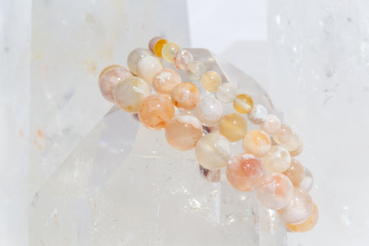 Flower Agate bracelet