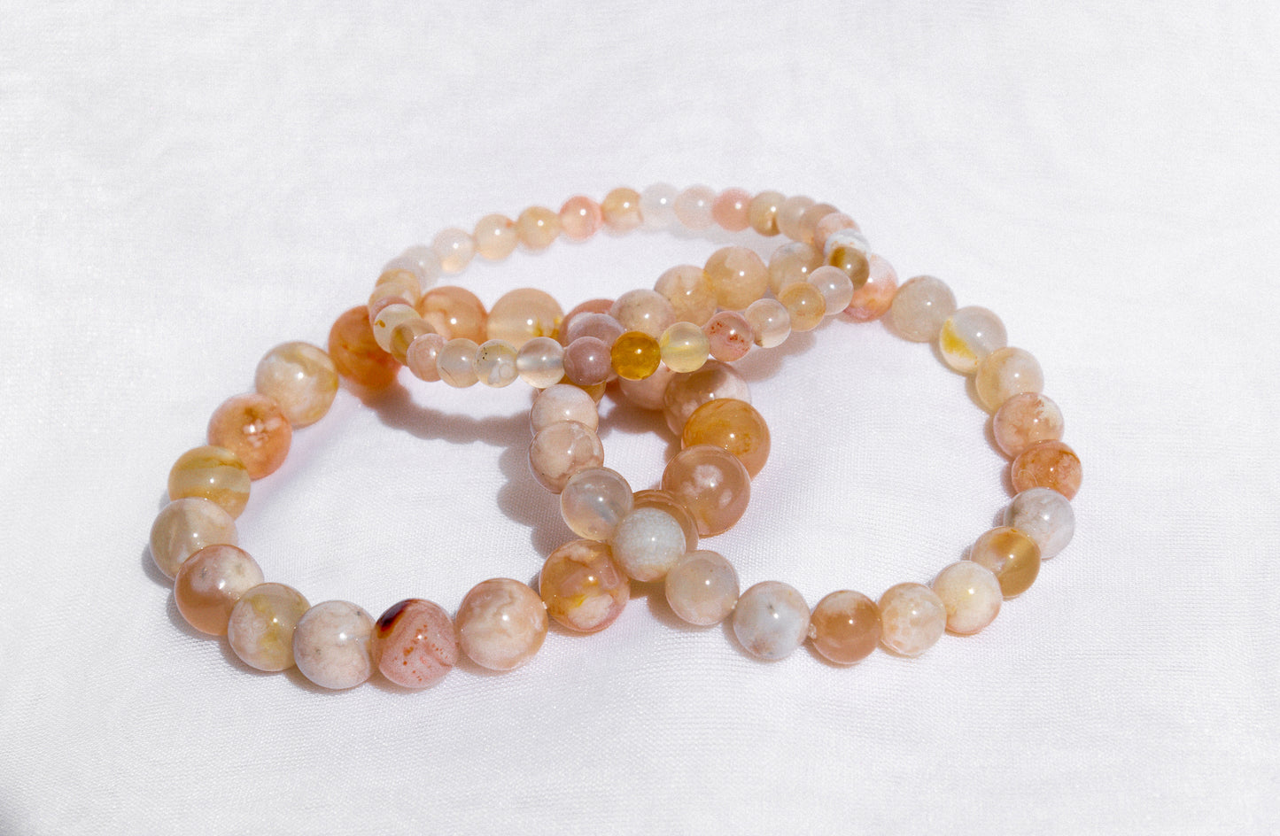 Flower Agate bracelet