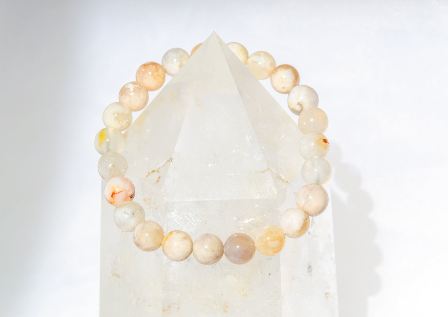 Flower Agate bracelet