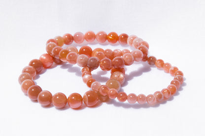 Peach Moonstone bracelet