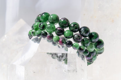 Ruby Zoisite bracelet