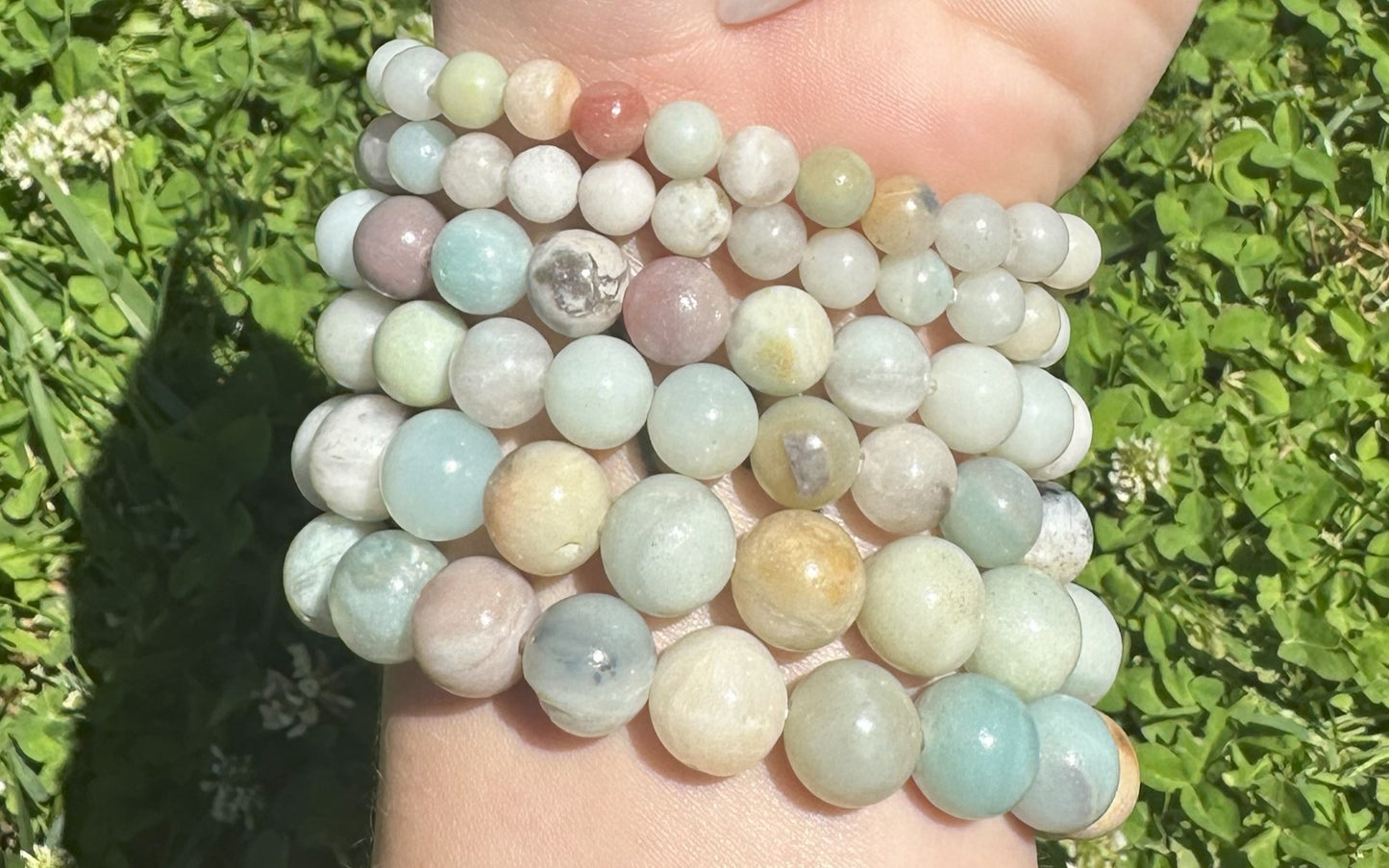 Amazonite (Multi Rainbow color) bracelet